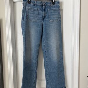 Women’s Light Blue Straight Leg Jeans